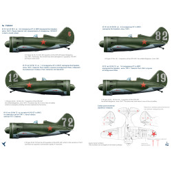 1:72 Colibri Decals 72044 - И-16 / Polikarpov I-16 Soviet fighter 1941