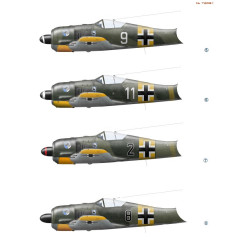 1:72 Colibri Decals 72051 - FW-190 A3 Jg 51, Part 2