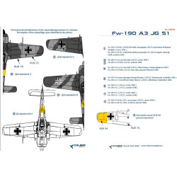 1:72 Colibri Decals 72051 - FW-190 A3 Jg 51, Part 2