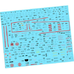 1:72 Colibri Decals 72091 - Bell Р-39 Stencils, Part 3 (P-39 Q)