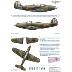 1:72 Colibri Decals 72125 - Airacobra MK.1 / Р-400 / P-39 D in the Red Army