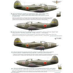 1:72 Colibri Decals 72145 - Р-39 Q/N 273 Gomel Guards. IAD for Arma Hobby