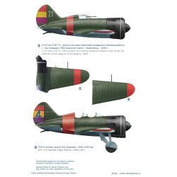 1:72 Colibri Decals 72175 - И-16 / Polikarpov I-16 type 5 Republican military aviation. Part 1
