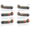 1:72 Colibri Decals 72176 - И-16 / Polikarpov I-16 type 5 Republican military aviation. Part 2