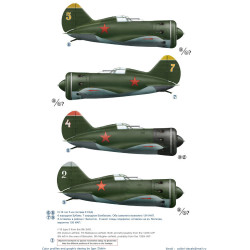 1:72 Colibri Decals 72178 - И-16 / Polikarpov I-16 type 5 Western Military District 1941