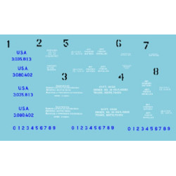 1:72 Colibri Decals 72109 - M4A2 Sherman (75) w - Stencil Lend-Lease