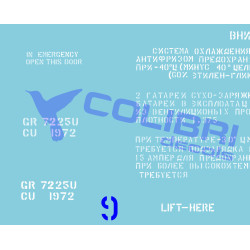 1:72 Colibri Decals 72110 - M4A2 Sherman (76) w - Stencil Lend-Lease