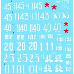 1:72 Colibri Decals 72117 - ISU-152 Soviet Self-propelled gun. Part 1