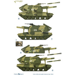 1:72 Colibri Decals 72127 - 2S19M1 MSTA-S Russian self-propelled gun. Part 2