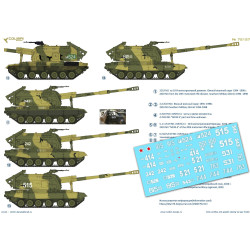 1:72 Colibri Decals 72127 - 2S19M1 MSTA-S Russian self-propelled gun. Part 2