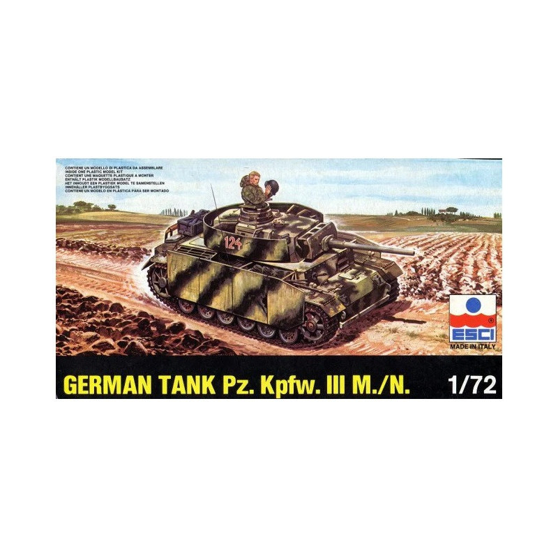 1:72 ESCI 8021 - German Tank Pz.Kpfw. III M/N