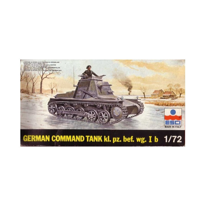 1:72 ESCI 8041 - German Command Tank kl. Pz. Bef. Wg. I B