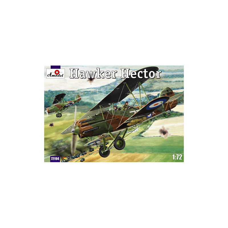 1:72 Amodel 72194 - British reconnaisance-fighter plane Hawker Hector