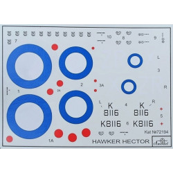 1:72 Amodel 72194 - British reconnaisance-fighter plane Hawker Hector