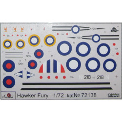 1:72 Amodel 72138 - Hawker Fury I/II