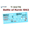1:72 Colibri Decals 72155 - Т-34/76 / Т-34/76 мod 1942/43 Factory 183, Part 2. Battle of Kursk 1943
