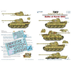 1:72 Colibri Decals 72160 - Pz.Kpfw.V Panter Ausf. D, Battle of Kursk 1943. Part 4