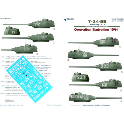 1:72 Colibri Decals 72166 - Т-34/85 / Т-34/85 Factory 112, Operation Bagration