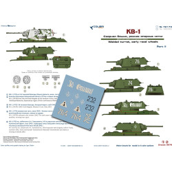 1:72 Colibri Decals 72173 - КВ-1 / KV-1 Soviet Heavy Tank (with welded turret), Part 2