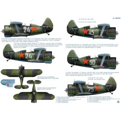 1:48 Colibri Decals 48009 - И-153 / Polikarpov I-153 USSR 1942