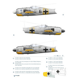 1:48 Colibri Decals 48013 - Fw-190 A3 Jg 51, Part 1
