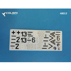 1:48 Colibri Decals 48013 - Fw-190 A3 Jg 51, Part 1