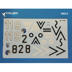 1:48 Colibri Decals 48014 - Fw-190 A3 Jg 51, Part 2