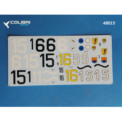 1:48 Colibri Decals 48015 - Fw-190 A3/4 Jg 5
