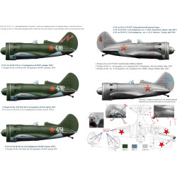 1:48 Colibri Decals 48017 - И-16 / Polikarpov I-16 type 24, Part 1