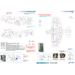 1:48 Colibri Decals 48022 - Bell Р-39 Stenciling, Part 2 (P-39 K,L,M,N)