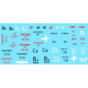1:48 Colibri Decals 48024 - Marking of aviation fuel barrels WWII. Germany, Finland, Italy