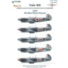 1:48 Colibri Decals 48044 - Як-9Д / Yak-9D, Part 2