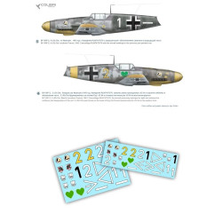 1:48 Colibri Decals 48047 - Bf-109 F-2 ErgGr.JG54/ ErgJGr. Ost