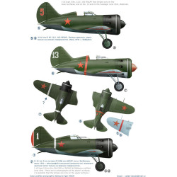 1:48 Colibri Decals 48050 - И-16 / I-16 type 5 ( In the Training Units)