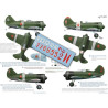 1:48 Colibri Decals 48050 - И-16 / I-16 type 5 ( In the Training Units)