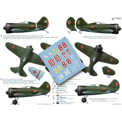 1:48 Colibri Decals 48051 - И-16 / I-16 type 5 (Western Military District 1941)