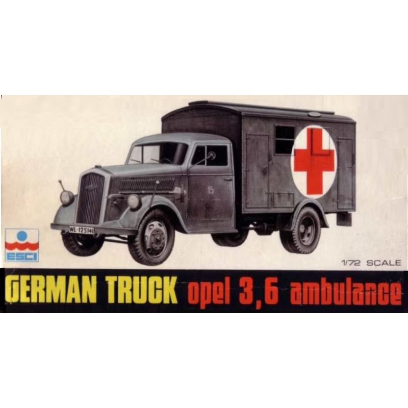 1:72 ESCI 8035 - German Truck Opel 3,6 Ambulance
