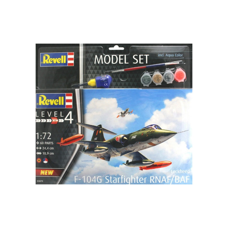 1:72 Revell 63879 - F-104G Starfighter Starter Set, Model Set