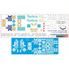 1:144 PAS-Decals 321-05 - Airbus A321 TURKISH Airlines DISCOVER, Decal for Zvezda kits