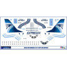 1:144 PAS-Decals 170-01 - Embraer 170 EGYPT Air, Decal