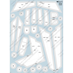 1:48 Begemot Decals 48-005 - Cухой Су-27, часть 2. С масками для окраски.