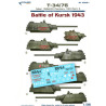 1:35 Colibri Decals 35091 - Т-34/76 / Т-34/76 мod. 1942/43, Factory 183. Part 2. Battle of Kursk 1943