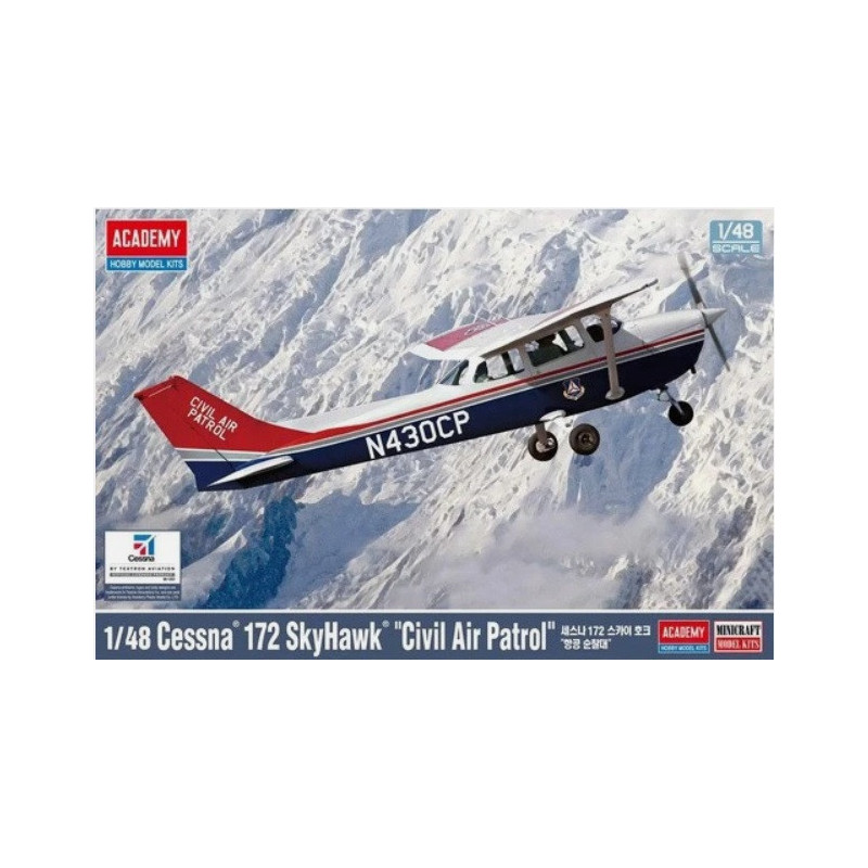 1:48 Academy 12367 - Cessna 172 Skyhawk "Civil Air Patrol"