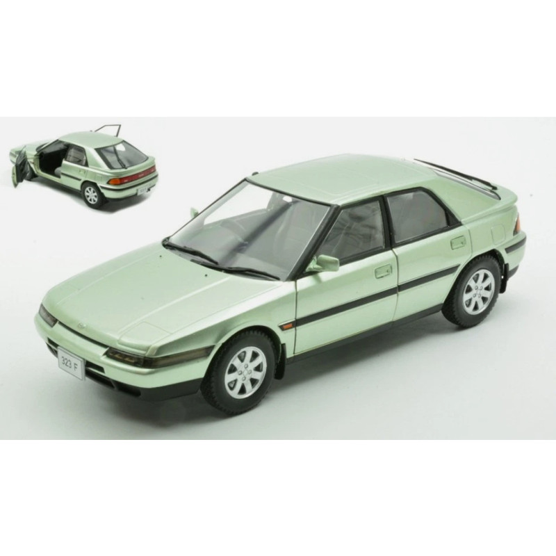 1:24 WhiteBox 124259 - Mazda 323 F, 1989 Light green metallic