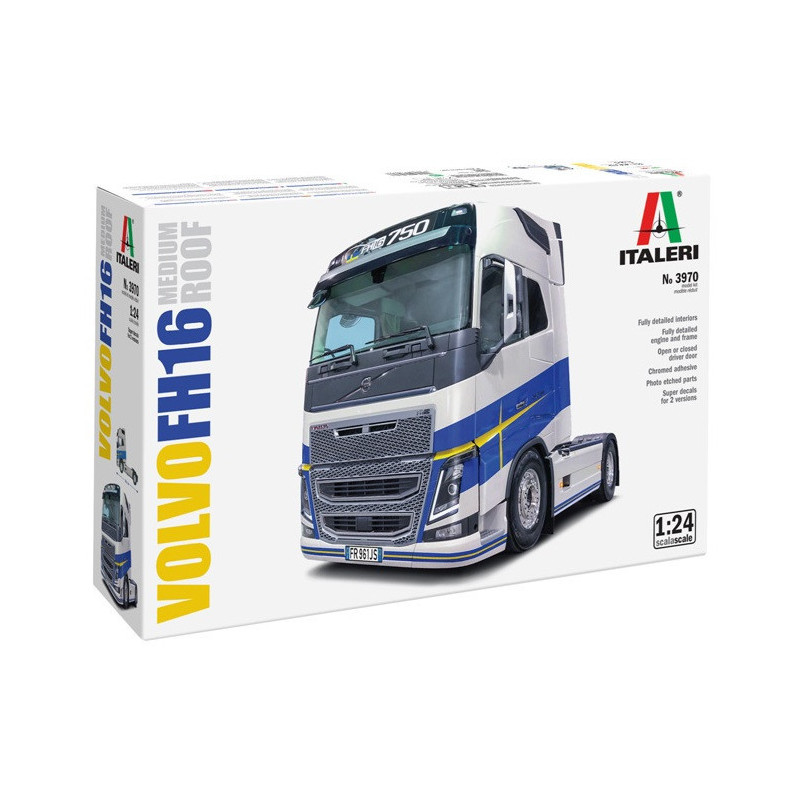 1:24 Italeri 3970 - Volvo FH16 Medium Roof