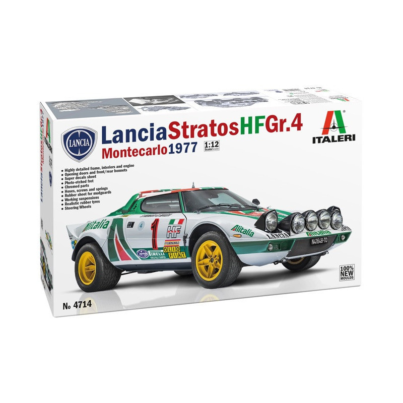 1:12 Italeri 4714 - Lancia stratos HF Gr.4 Monte Carlo 1977