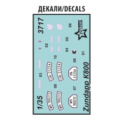 1:35 Zvezda 3717 - Немецкий мотоцикл Zündapp K800 с коляской и экипажем