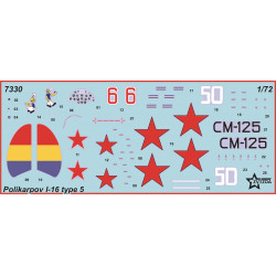 1:72 Zvezda 7330 - Polikarpov I-16 Type 5 Soviet Fighter