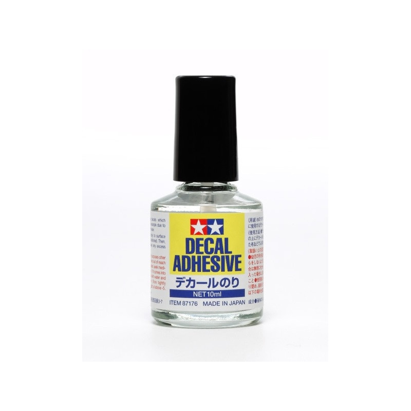 Tamiya 87176 - Decal Adhesive, 10ml (Усилитель адгезии декалей, с кисточкой, 10мл)