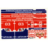 1:43 C3D Decals 43009 - Decals for RAF-977 Ambulance & Police cars. USSR, Russia, Latvia